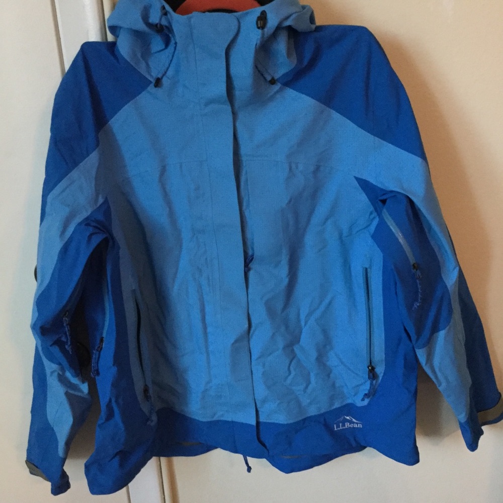 LL Bean Goretex Rain Jacket Petite XL